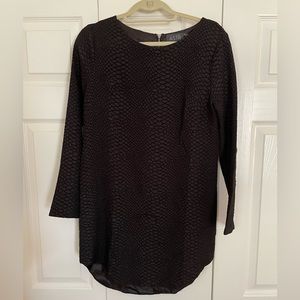 ASTR Long Sleeve Black Dress Size Small